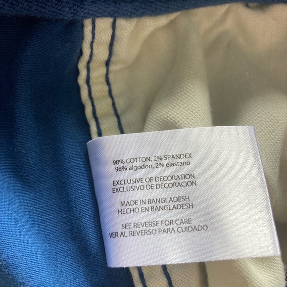 Men’s Gap Blue Cotton Shorts XL 
Elastic Drawstring Waist 
Pockets - Picture 5 of 5